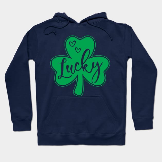 Lucky Shamrock- St. Patrick's Day Hoodie by scottgarland